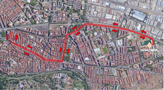 Circuito de la marcha