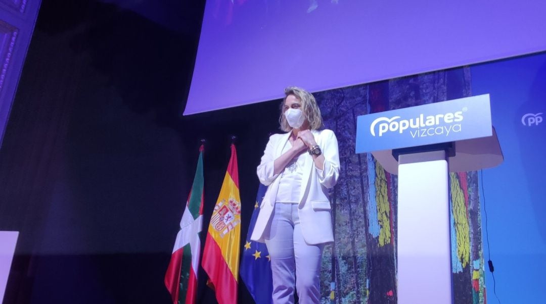 La presidenta del PP de Bizkaia, Raquel González 