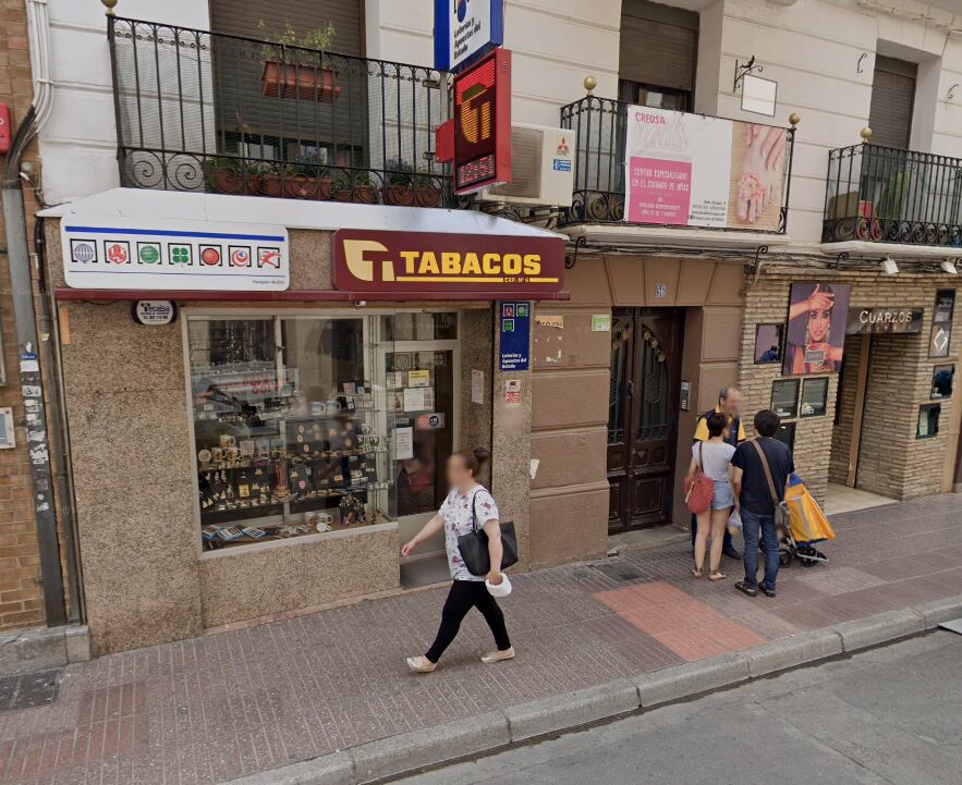 Expendeduría de Coso Bajo 56 en Huesca (Google maps)