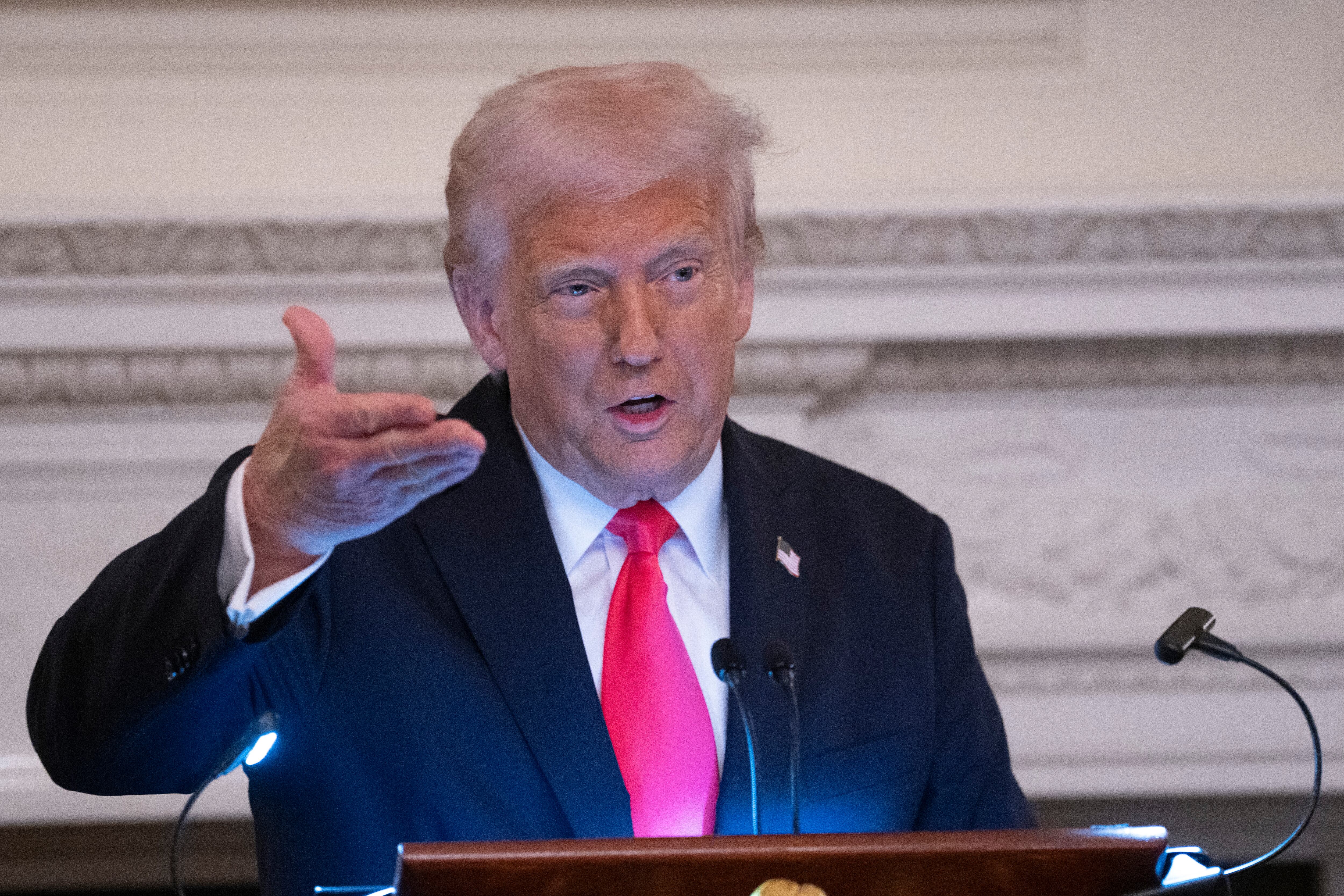 El presidente de EEUU, Donald Trump.