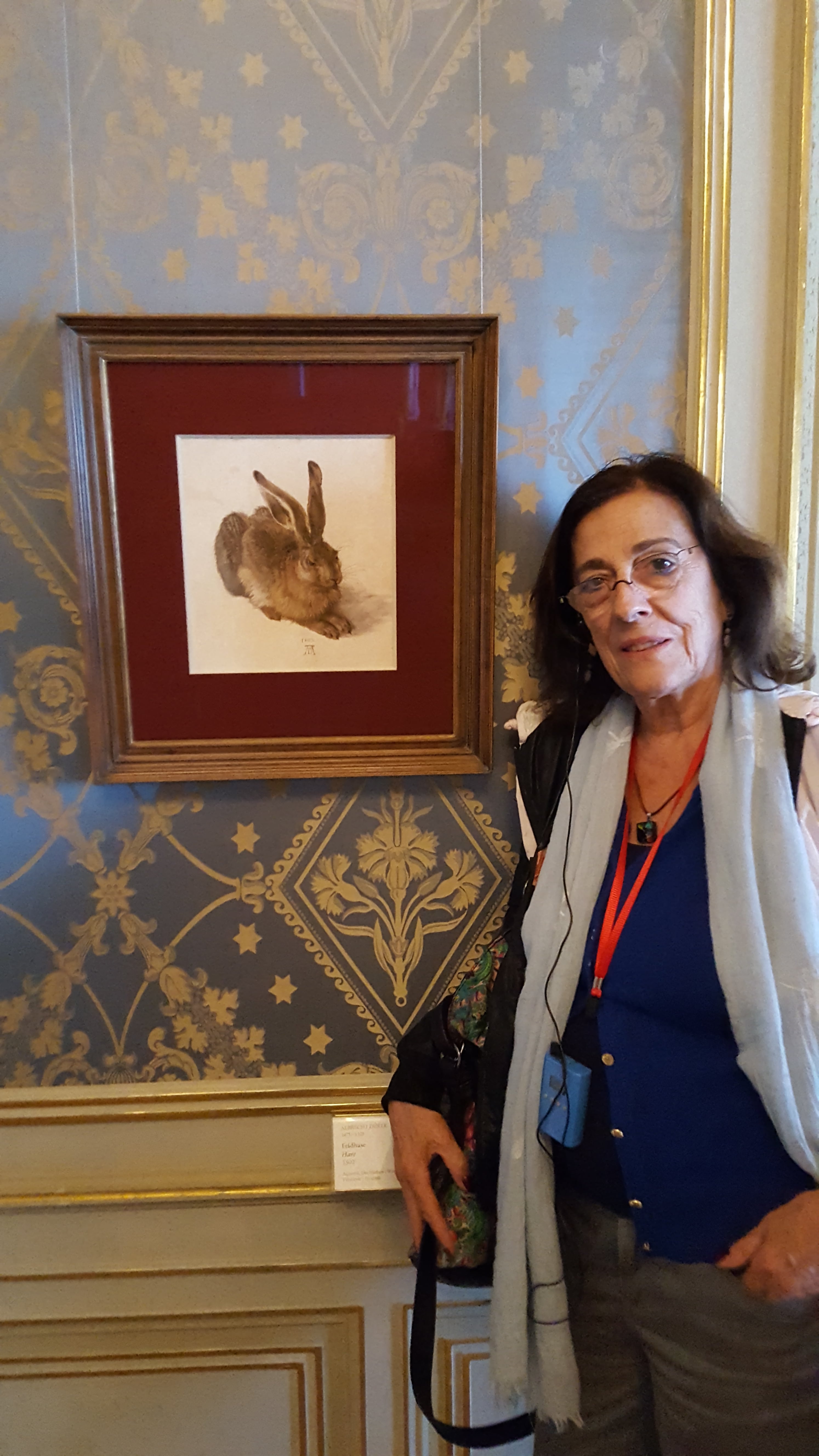 Maria Marquet a Viena. A part d&#039;una gran lectora, és una gran viatgera i visita ciutats i països diversos sempre que té oportunitat.