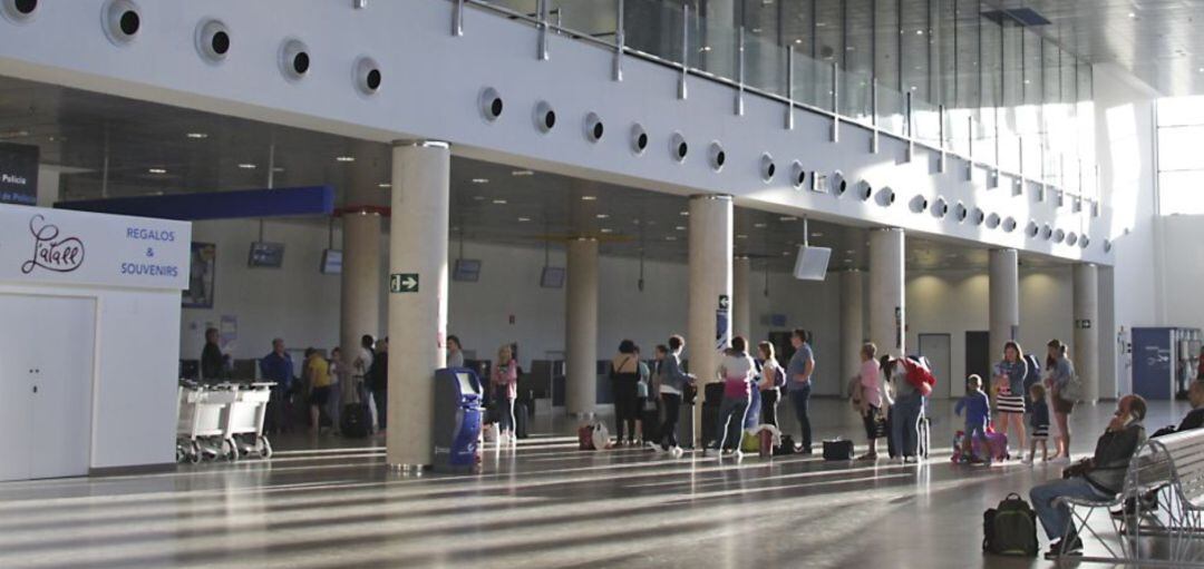Zona de embarque Aeropuerto de Castellón 