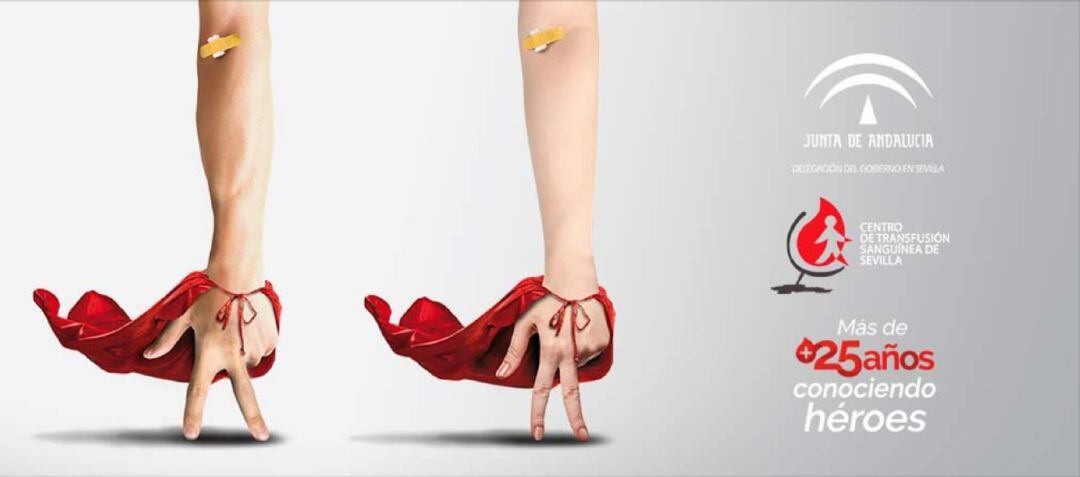 Cartel del Centro Regional de Transfusiones Sanguíneas