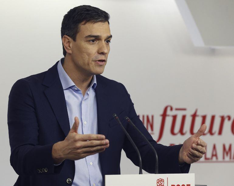 El secretario general del PSOE, Pedro Sánchez.
