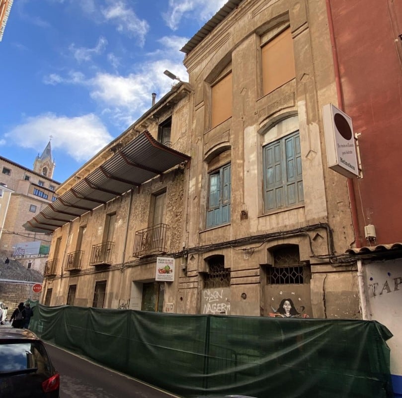 El Edificio de la Calle de los Tintes de Cuenca entra en la lista roja