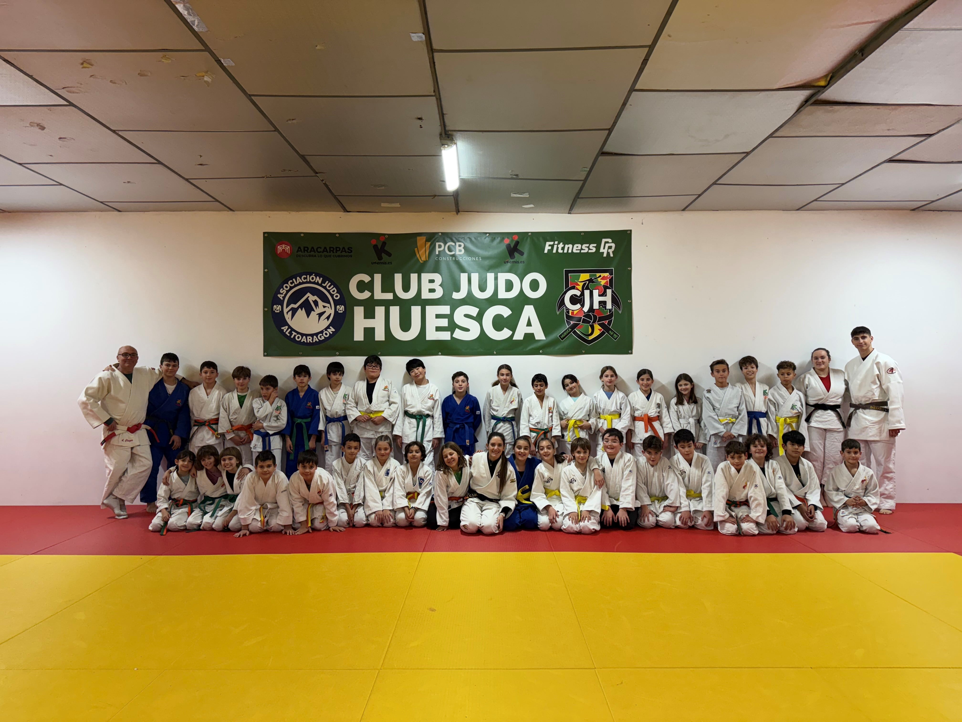 Concentración de judo celebrada en Huesca