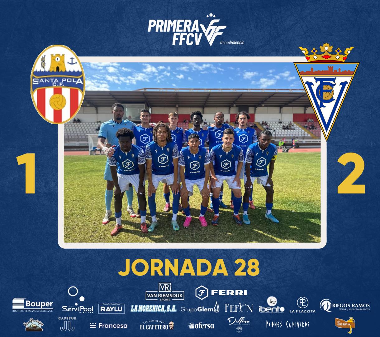 Marcador final del partido