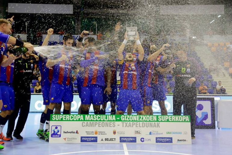 El Barça, campeón de la Supercopa en Pamplona