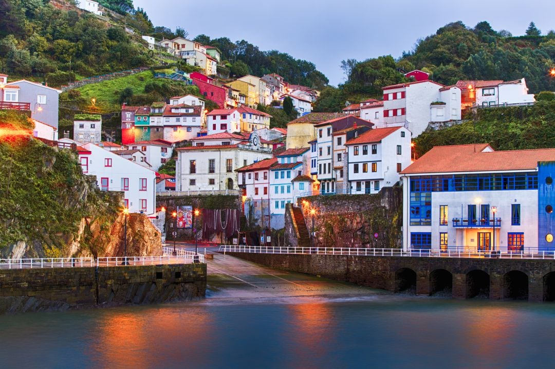 Atardecer en Cudillero.