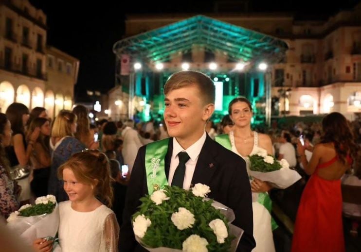 Lucas Martínez, primer mainate de las Fiestas de San Lorenzo de Huesca (foto @aytohuesca - Álvaro Calvo)