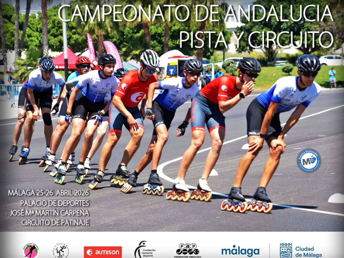 Málaga acoge los campeonatos de Andalucía de patinaje de velocidad