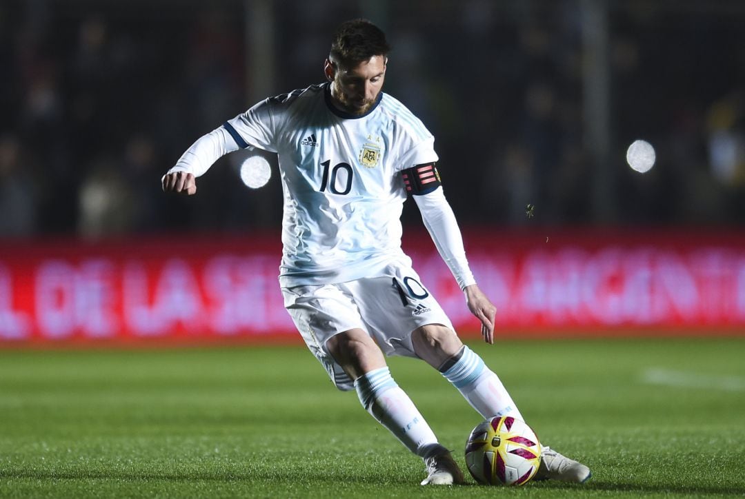 Lionel Messi durante su último partido con la selección argentina.