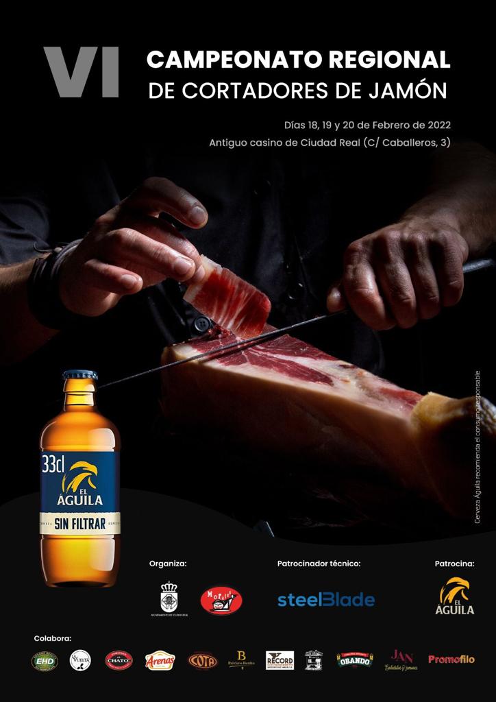 Cartel VI Campeonato Regional de Cortadores de Jamón