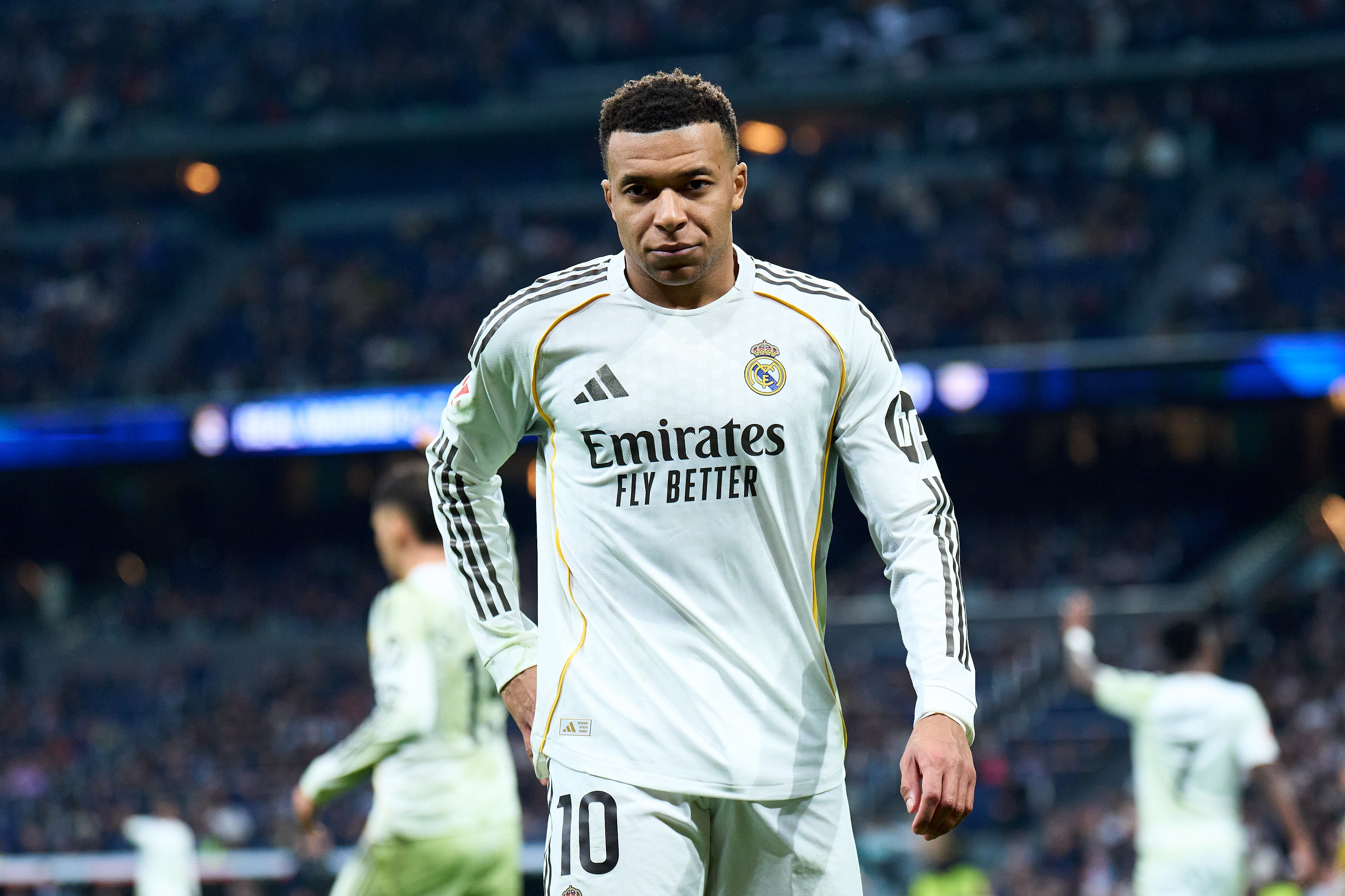 Mbappé durante el partido frente al Rayo Vallecano en LaLiga