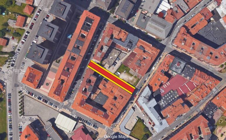 Trazado aproximado del nuevo vial