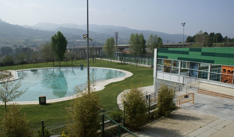 Imatge de la piscina afectada.