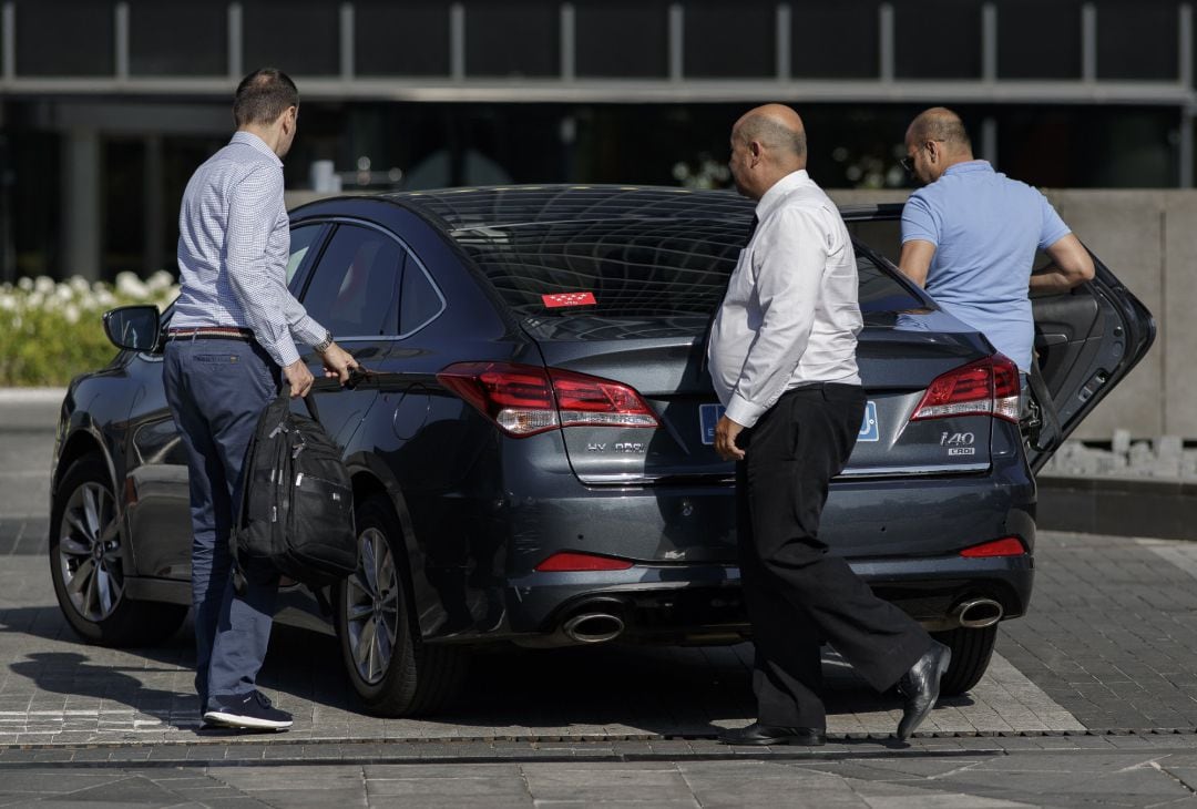 Conductores de coches VTC