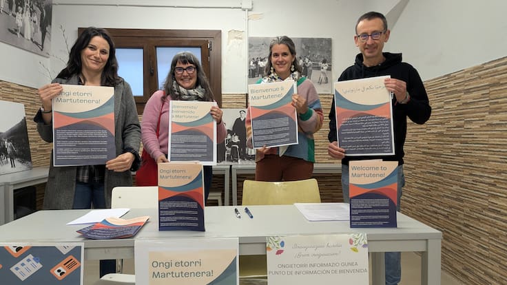 Martu Harrera Taldea nace como un proyecto para informar a personas que llegan a Martutene