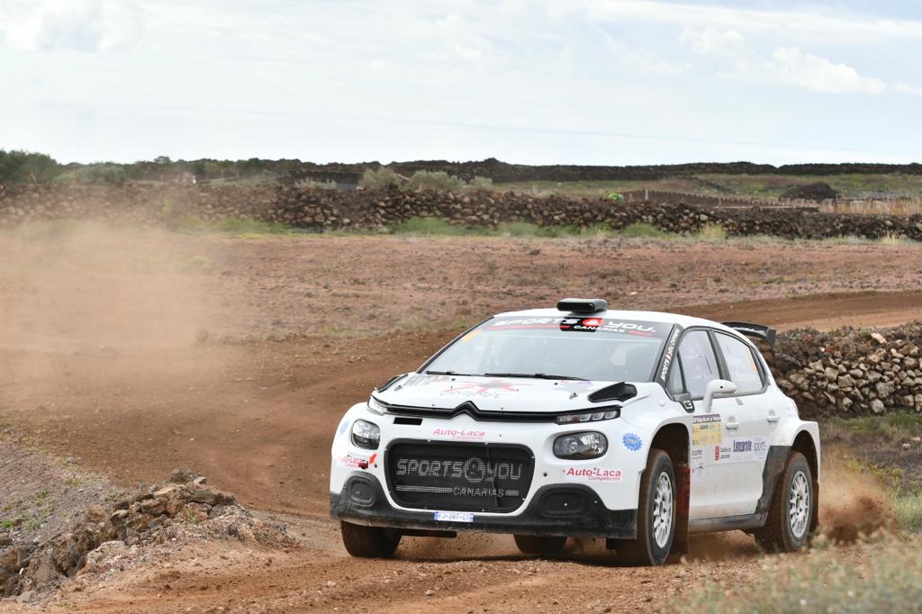 Solberg-Bernacchini en el rally &quot;Isla de Los Volcanes&quot; de Lanzarote.