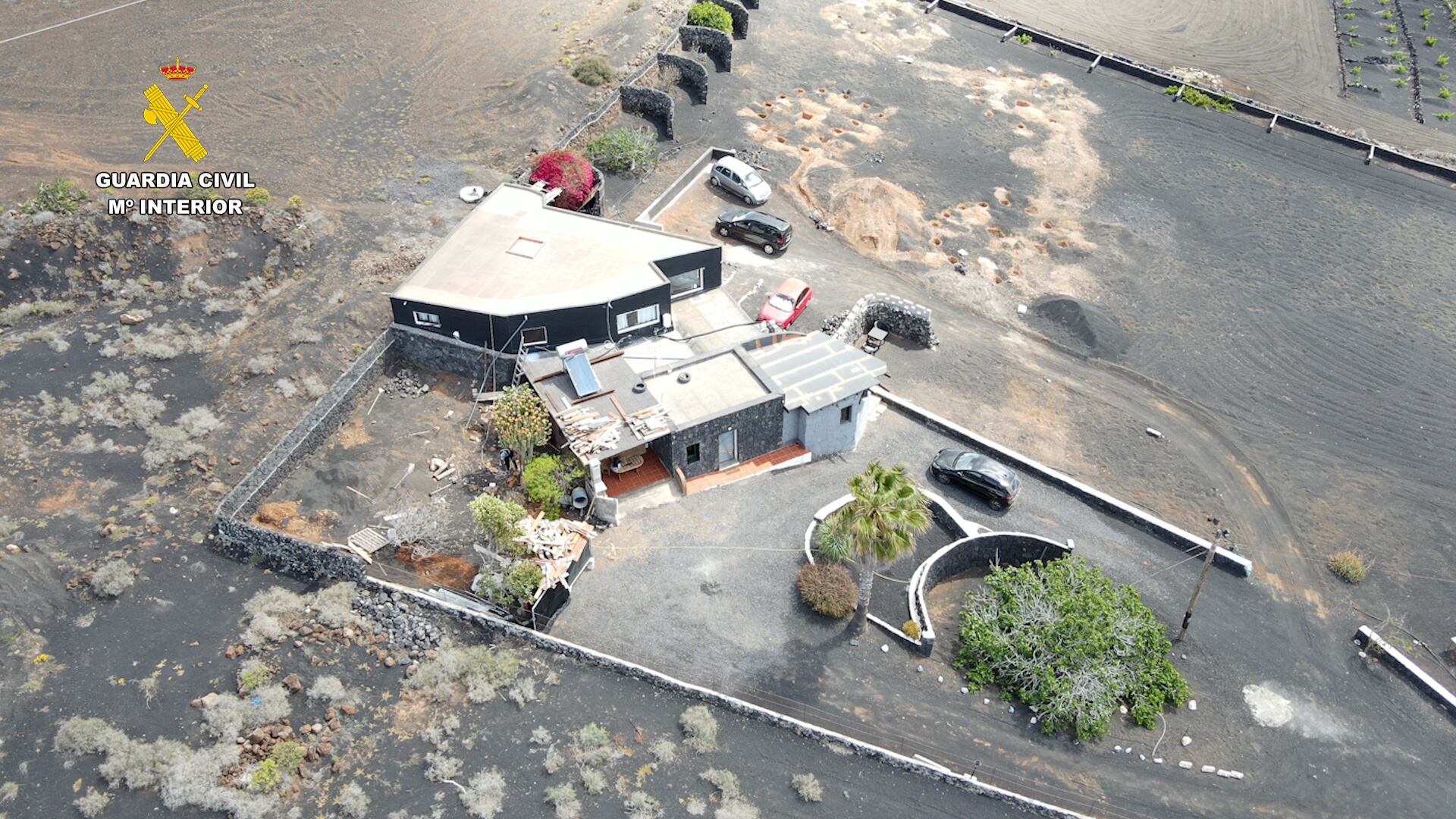 Construcción presuntamente ilegal en Lanzarote.