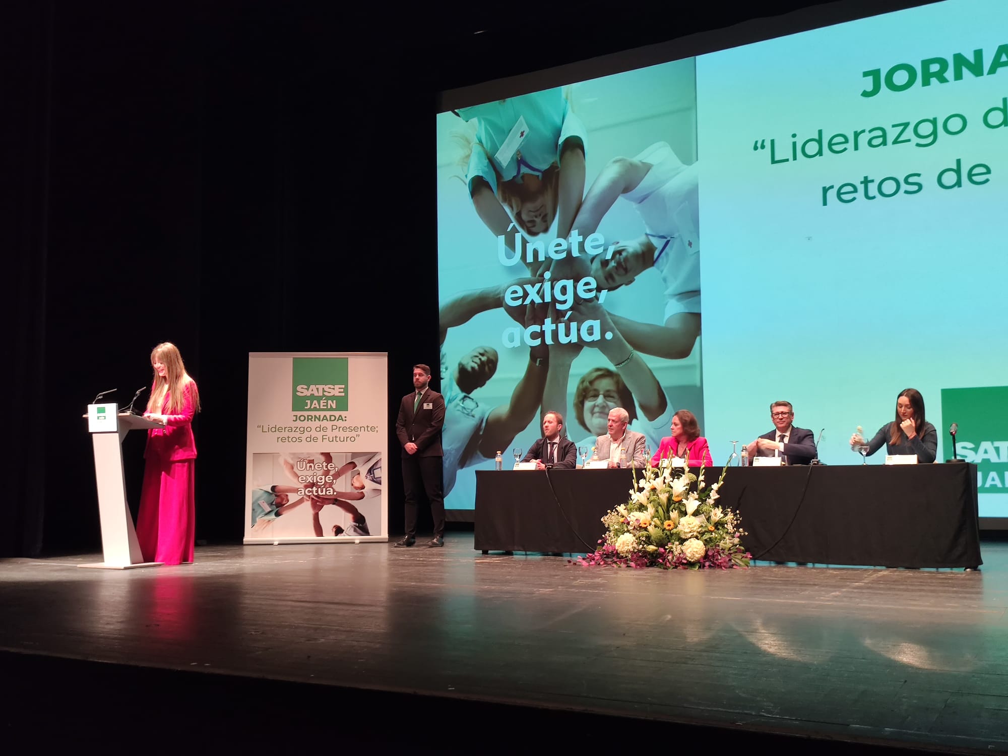 Jornadas sobre los logros conseguidos y los retos de futuro para el sindicato SATSE en el Teatro Infanta Leonor de Jaén