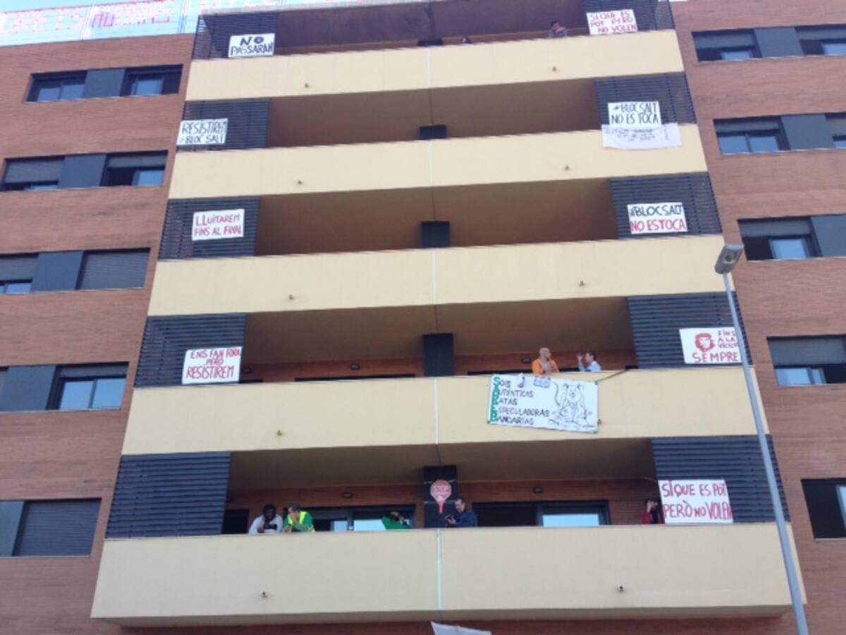 La Generalitat reallotjarà 7 famílies del #BlocSalt en els pròxims dies