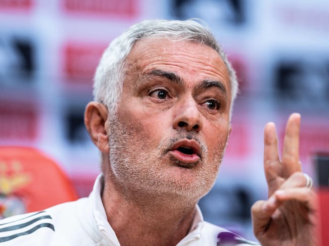 Imagen de archivo de José Mourinho, entrenador del SL Benfica
