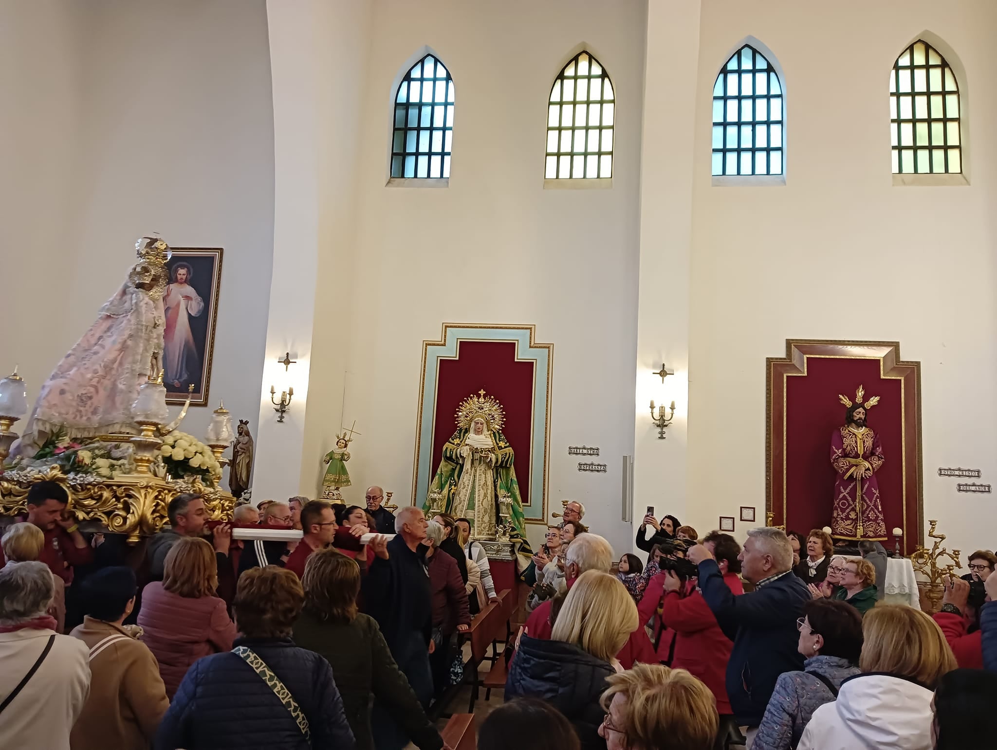 La Morenica en la Iglesia de San Francisco