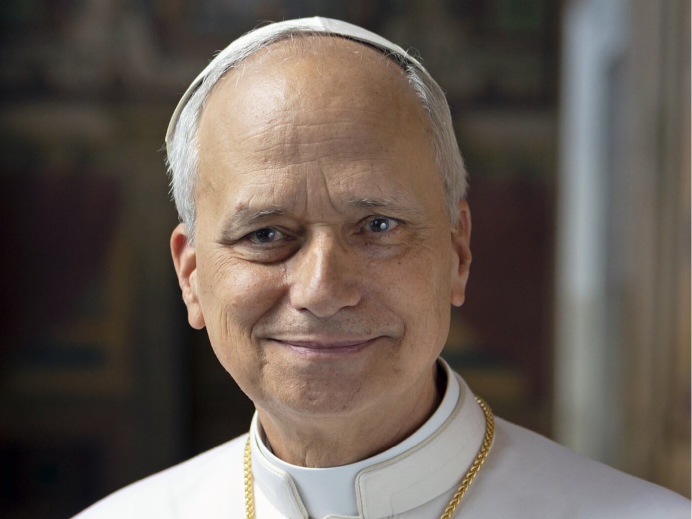 La foto oficial de León XIV.