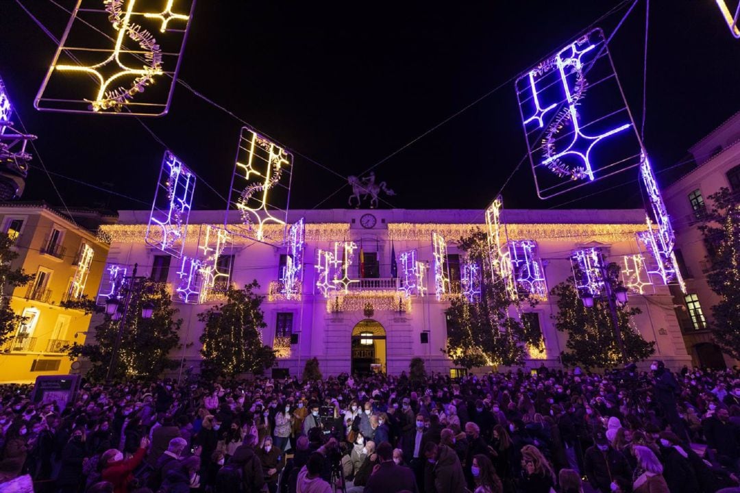 Plaza del Carmen en Navidad