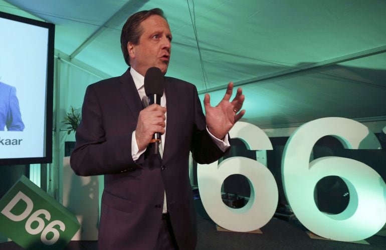 Alexander Pechtold, líder del partido D66. 