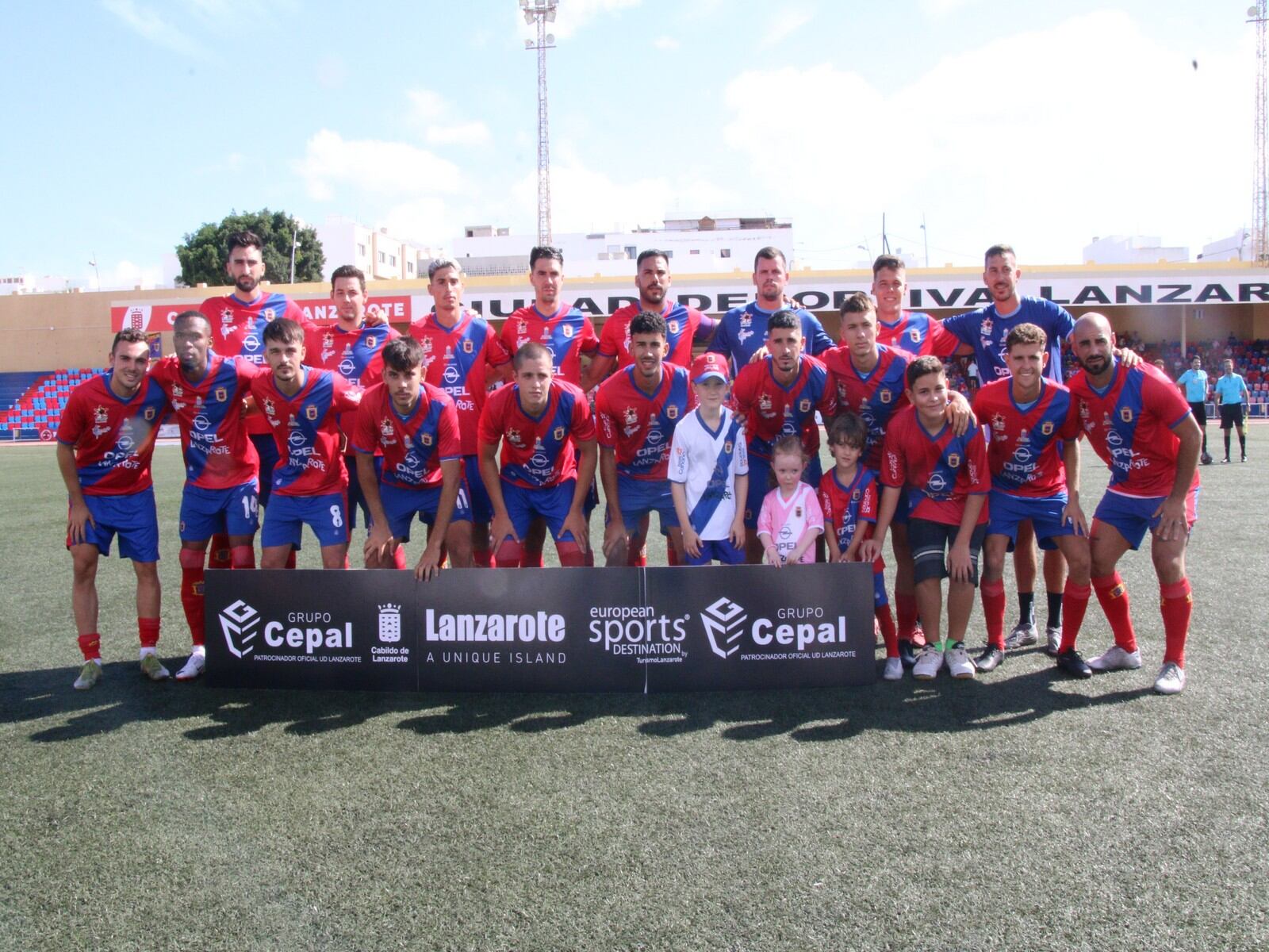 Jugadores de la UD Lanzarote.