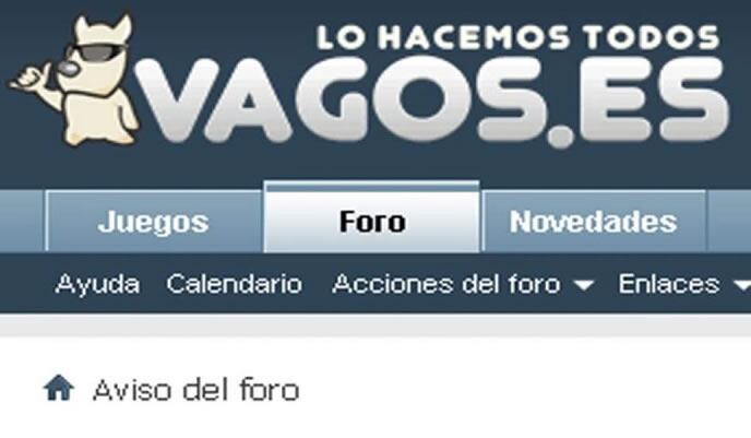 El foro de descargas vagos.es