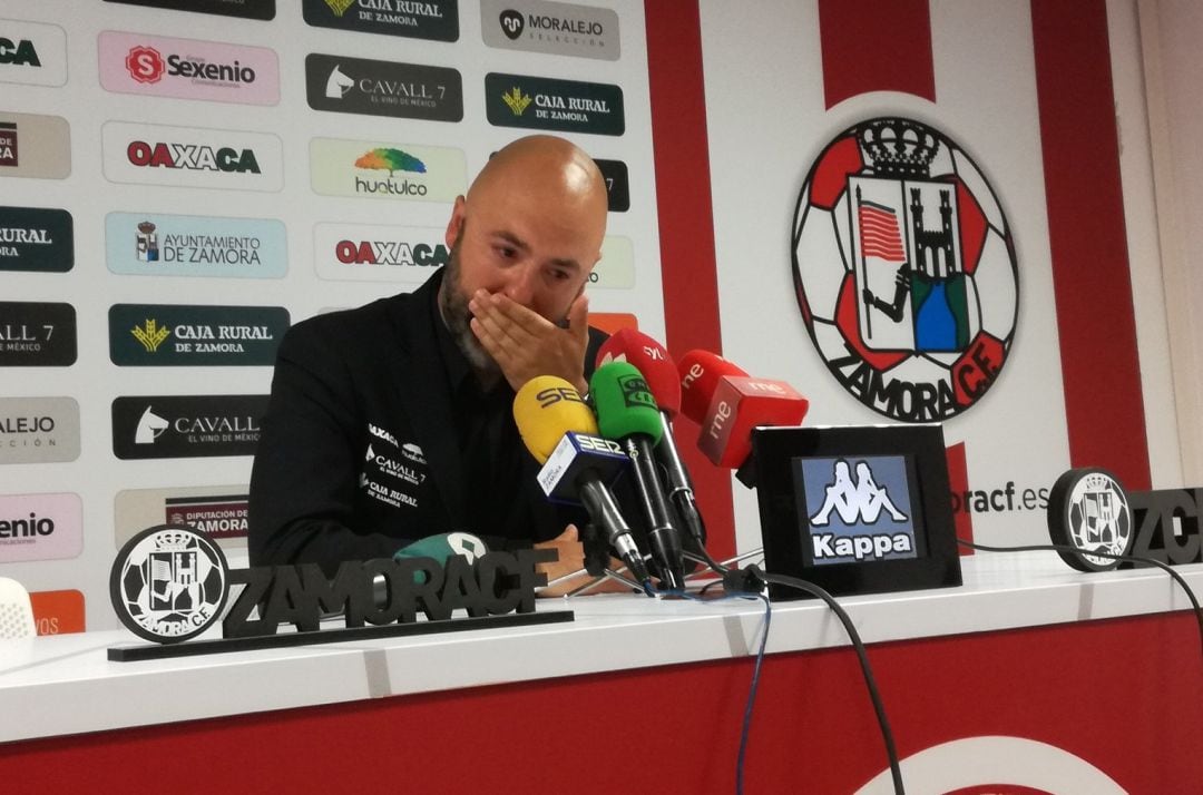 Movilla en la última rueda de prensa de la temporada