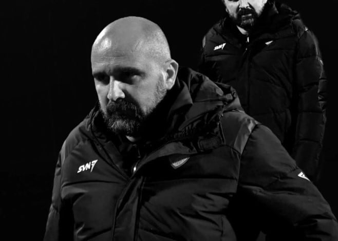 Mladen Zizovic, entrenador bosnio del FK Radnicki 1923, en una imagen publicada por el club