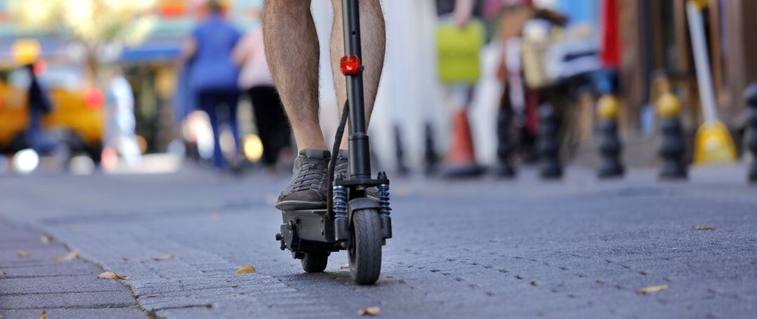 Un patinete eléctrico