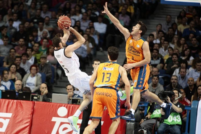 02/11/14  BALONCESTO  PARTIDO ACB ENDESA REAL MADRID - VALENCIA BASKET  
 RUDY FERNANDEZ