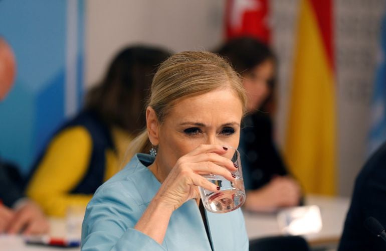 La presidenta de la Comunidad de Madrid, Cristina Cifuentes