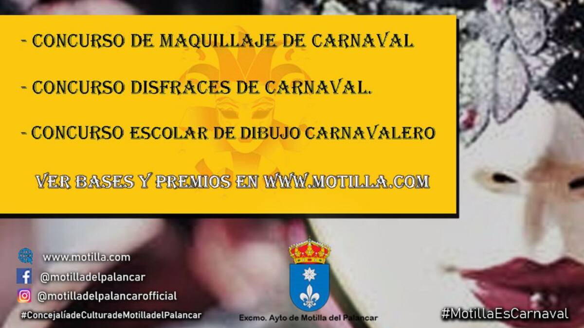 Concursos de Carnaval virtuales en Motilla del Palancar