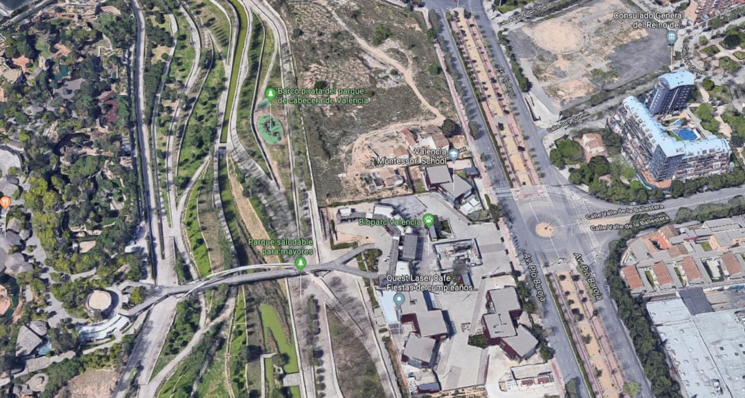 La empresa Rain Forest pretende construir un parque fluvial junto al Bioparc de València