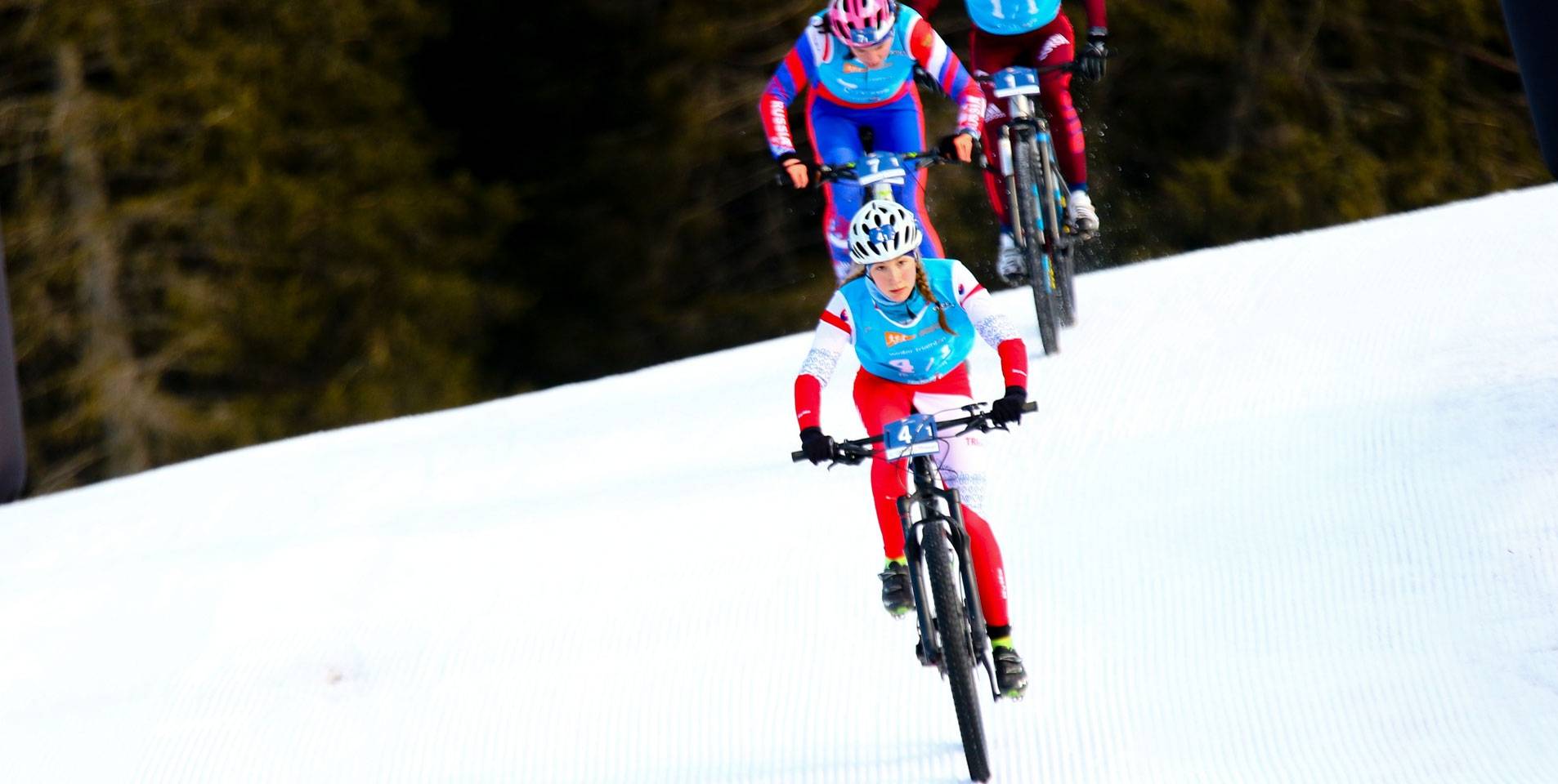 Una de les proves del campionat del món de triatló d&#039;hivern de l&#039;any passat a Naturland.