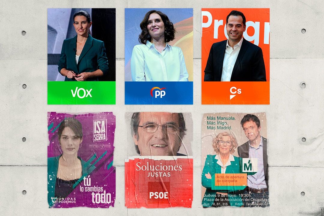 Los candidatos a las Elecciones Autonómicas celebradas en Madrid en mayo de 2019