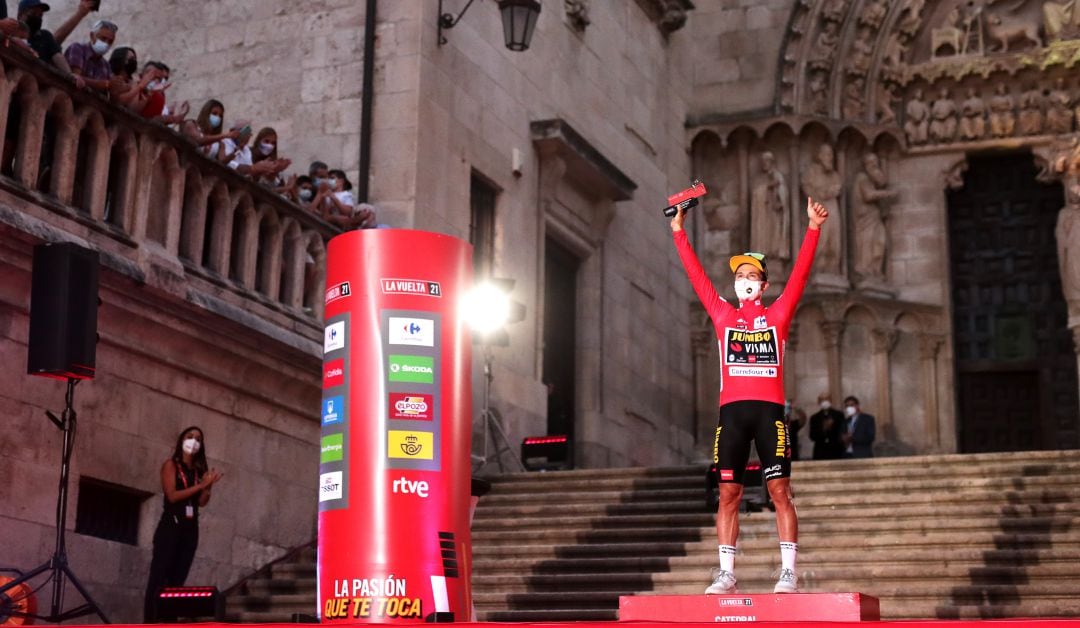 Roglic se hizo con el mallot rojo en Burgos