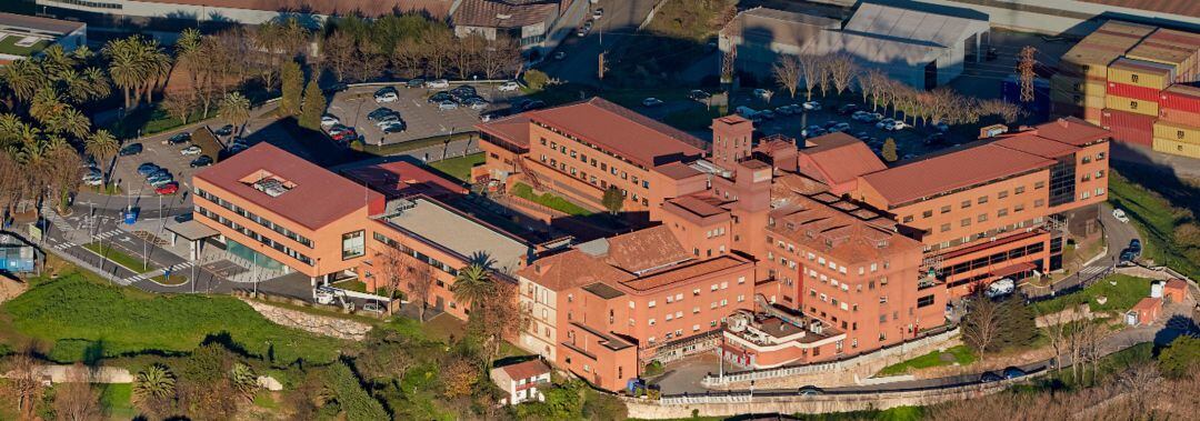 Vista aérea del centro al que ha sido trasladado el hombre.