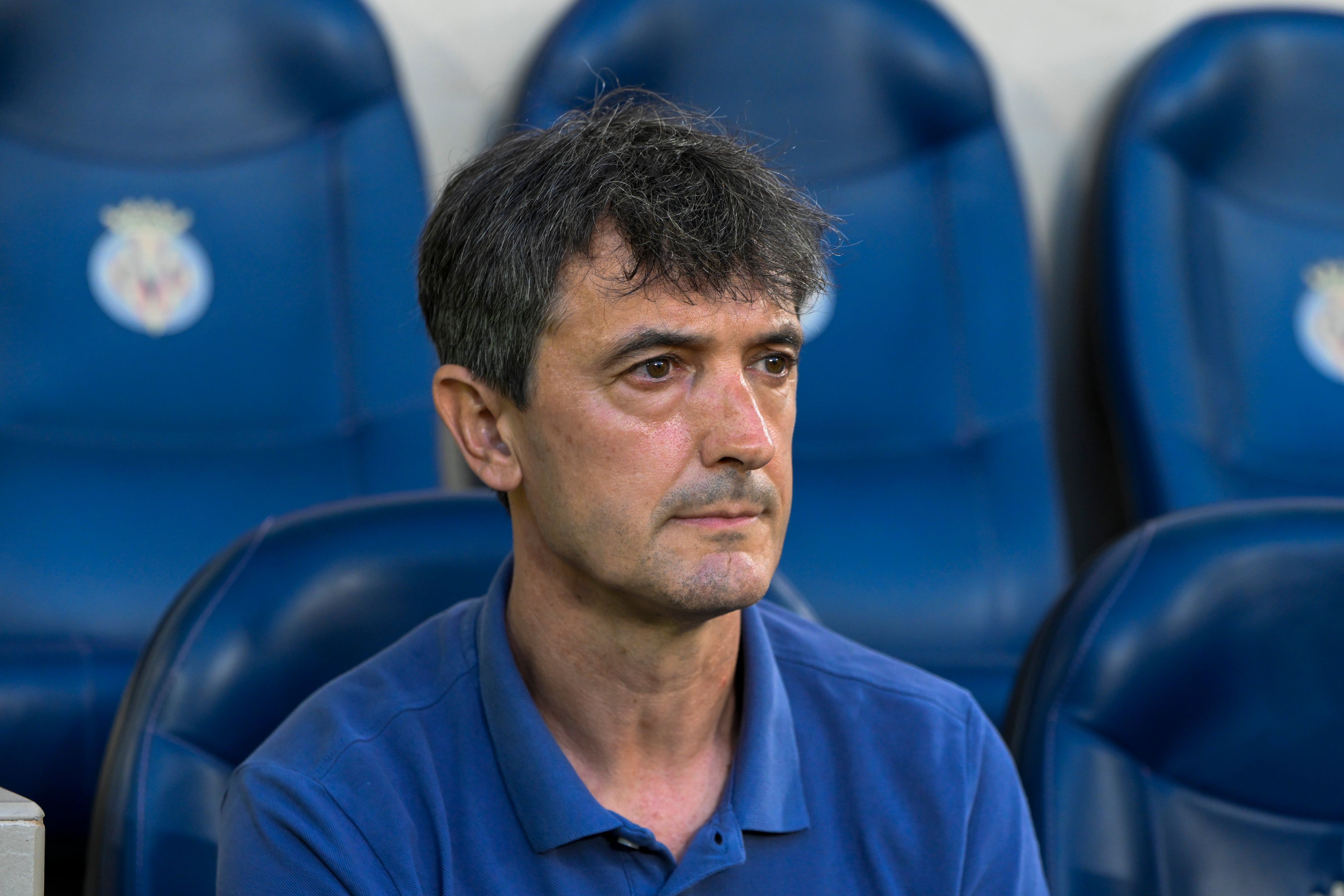 VILA-REAL (CASTELLÓN), 27/09/2023.- El entrenador del Villarreal, José Rojo Martín &quot;Pacheta&quot;, antes del encuentro de la jornada 7 de LaLiga EA Sports entre el Villarreal CF y el Girona FC en el Estadio de la Cerámica, este miércoles en Vila-real. EFE/ Andreu Esteban
