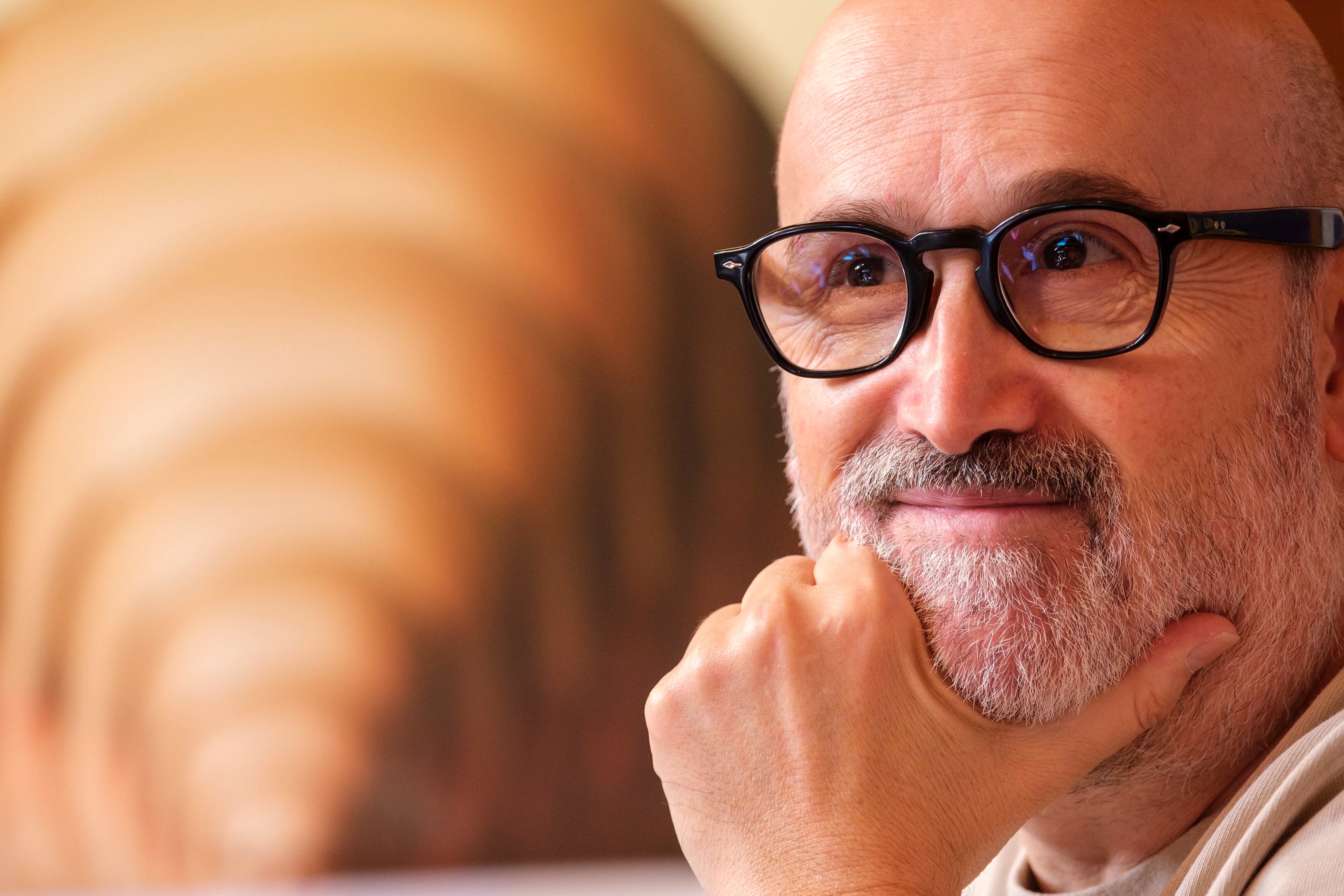 GRAFCAN3617. LAS PALMAS DE GRAN CANARIA (ESPAÑA), 15/12/2022.- El actor Javier Cámara ha comentado este jueves en rueda de prensa los detalles de &quot;Los farsantes&quot;, obra que protagoniza este fin de semana en el Teatro Cuyás de Las Palmas de Gran Canaria. EFE/Ángel Medina G.
