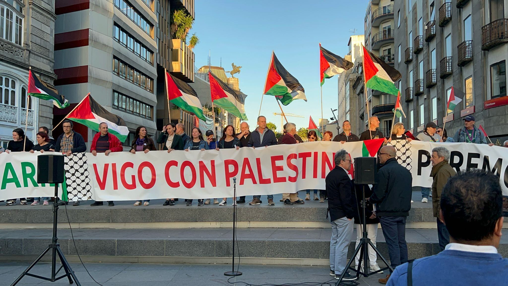 Imagen de archivo de la manifestación "Vigo con Palestina"