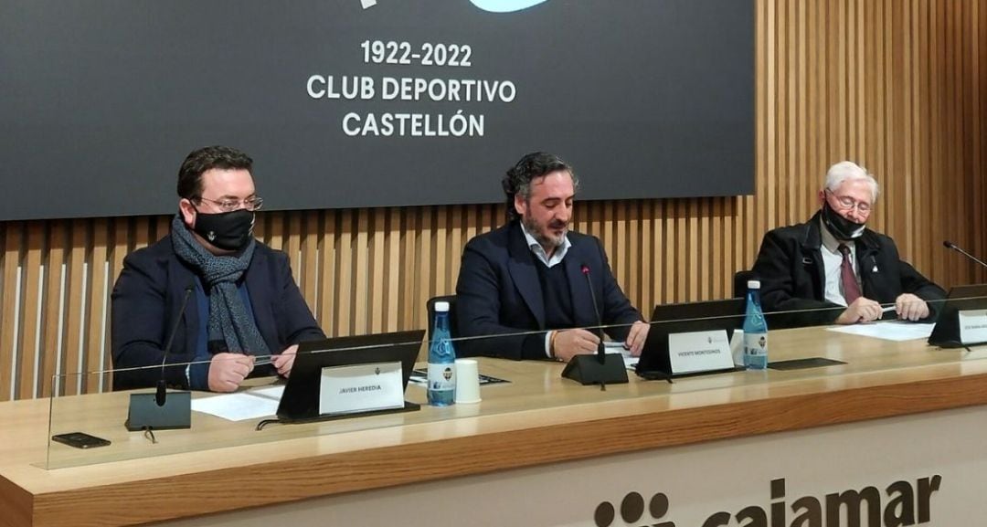 Vicente Montesinos presenta la imagen del centenario del CD Castellón