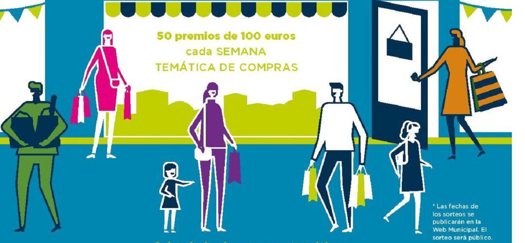 Cartel de la campaña &#039;Haz grande tu pequeño comercio&#039;