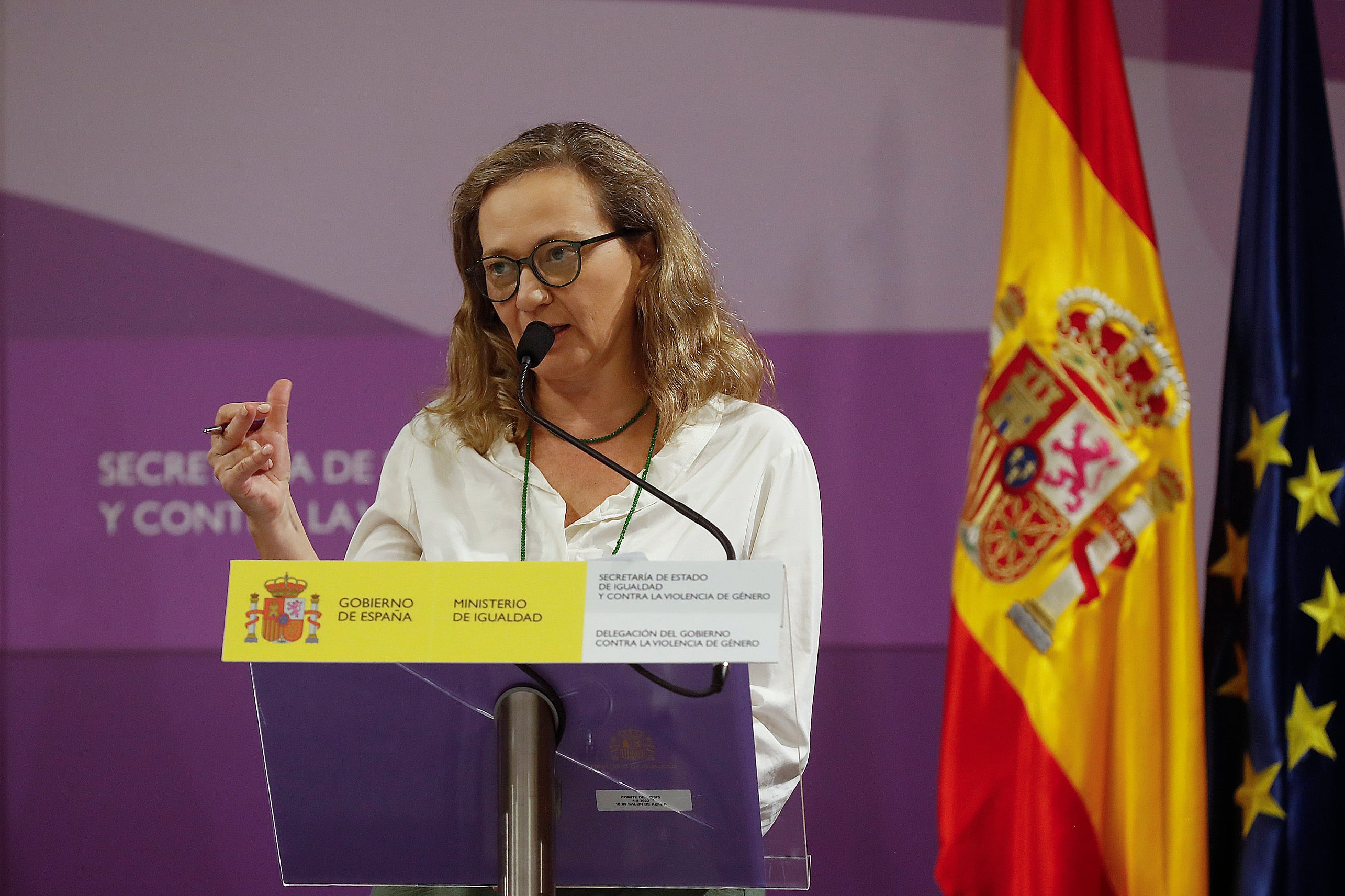 La delegada del Gobierno contra la violencia de género, Victoria Rosell.